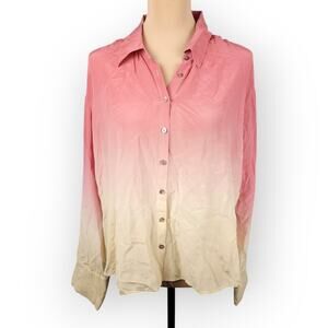 J. Jill Blush and Ivory Gradient Blouse